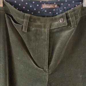 J. McLaughlin forrest green slacks